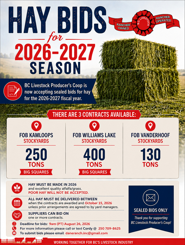 Hay Bid 2026 - 2027