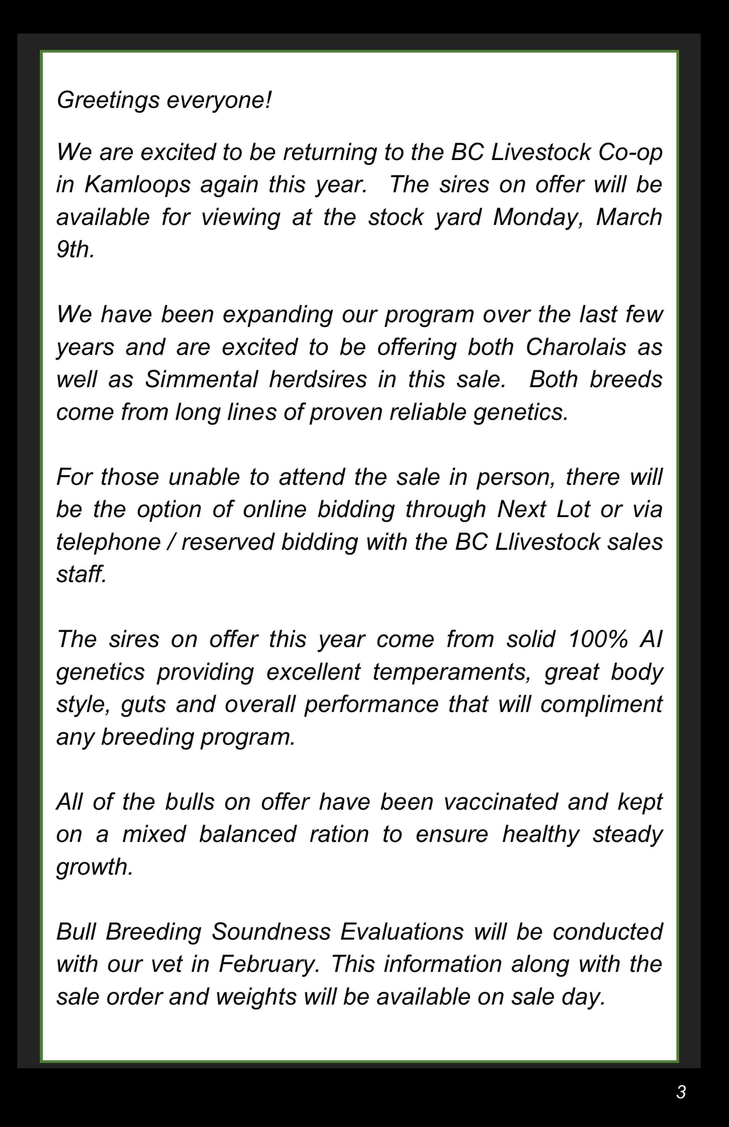 BC Livestock Sale Image