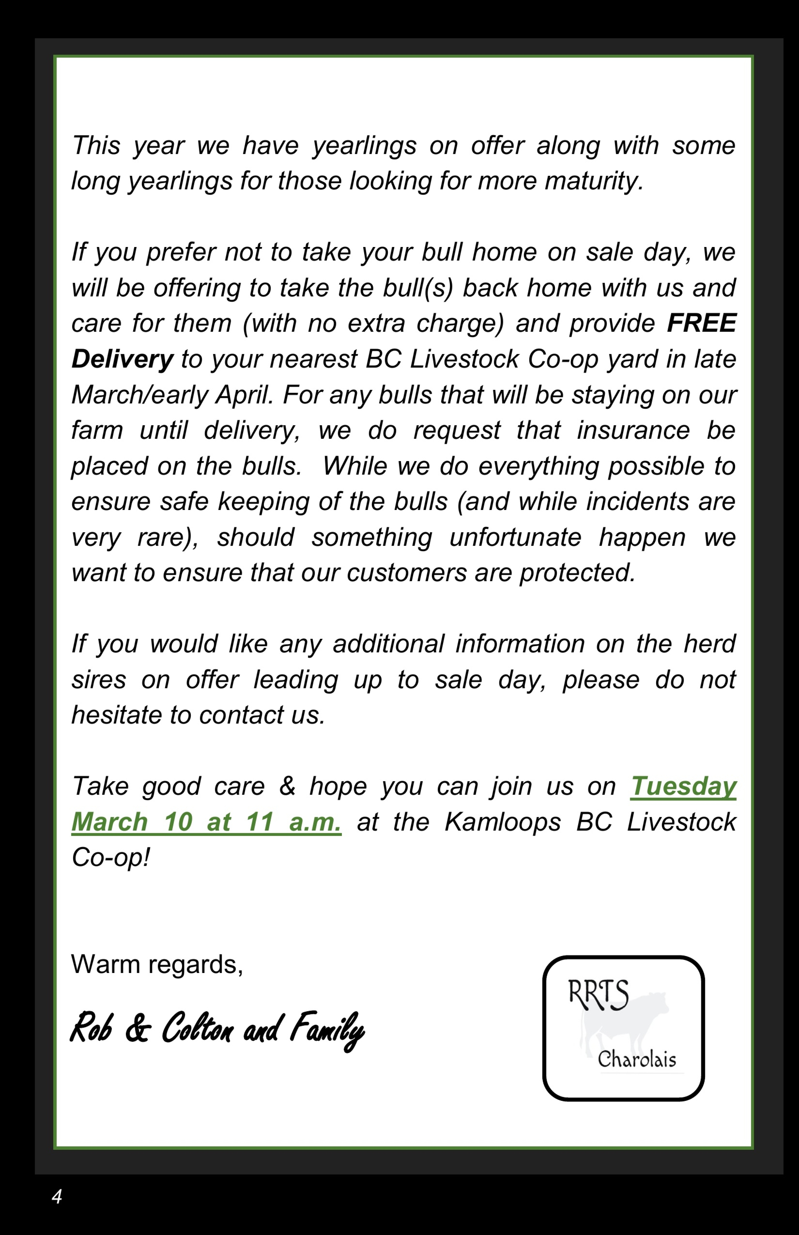 BC Livestock Sale Image